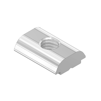 M6L-0 MODULAR SOLUTIONS ZINC PLATED FASTENER M6 LONG RECTANGLE NUT